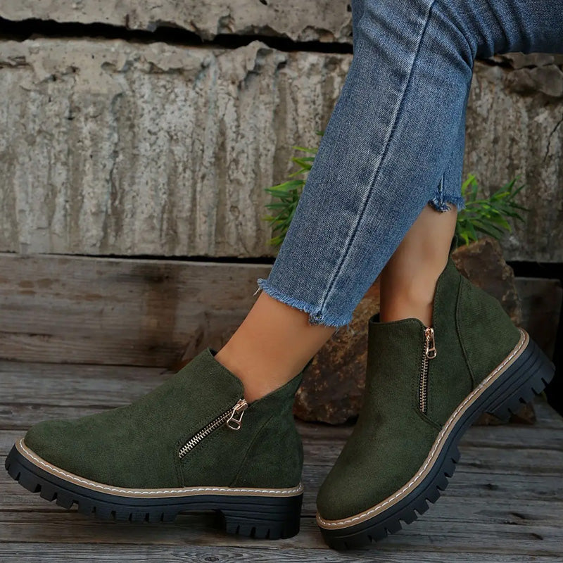 Tahlia Zip Ankle Boots