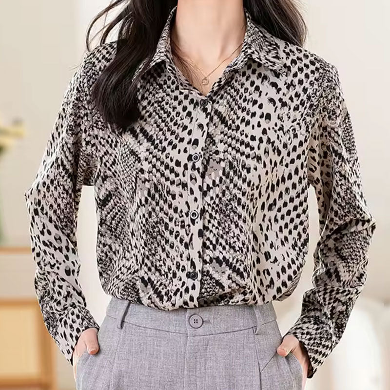Hazel Safari Print Blouse