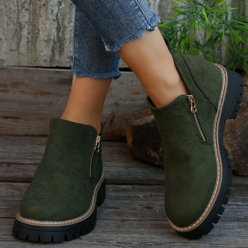 Tahlia Zip Ankle Boots