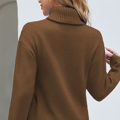 Clara Cable Knit Turtleneck