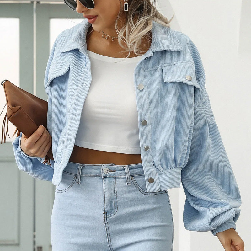 Corduroy Crop Jacket