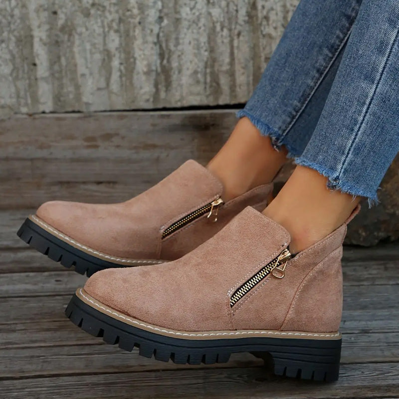 Tahlia Zip Ankle Boots
