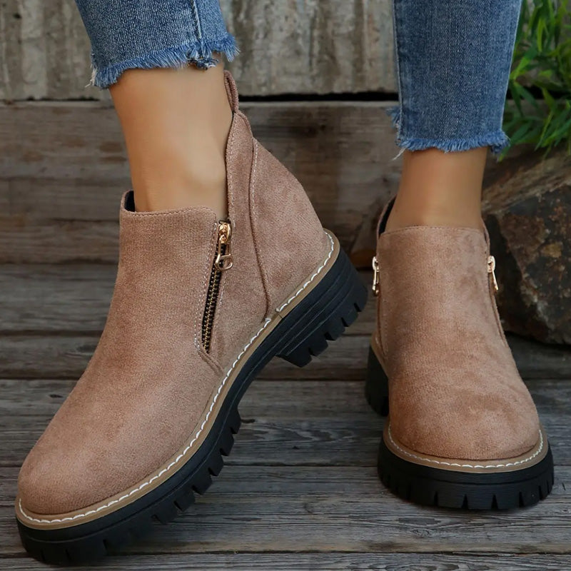 Tahlia Zip Ankle Boots