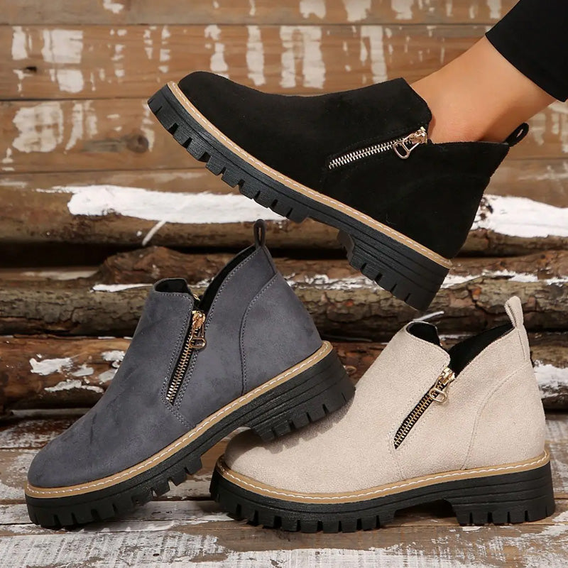 Tahlia Zip Ankle Boots