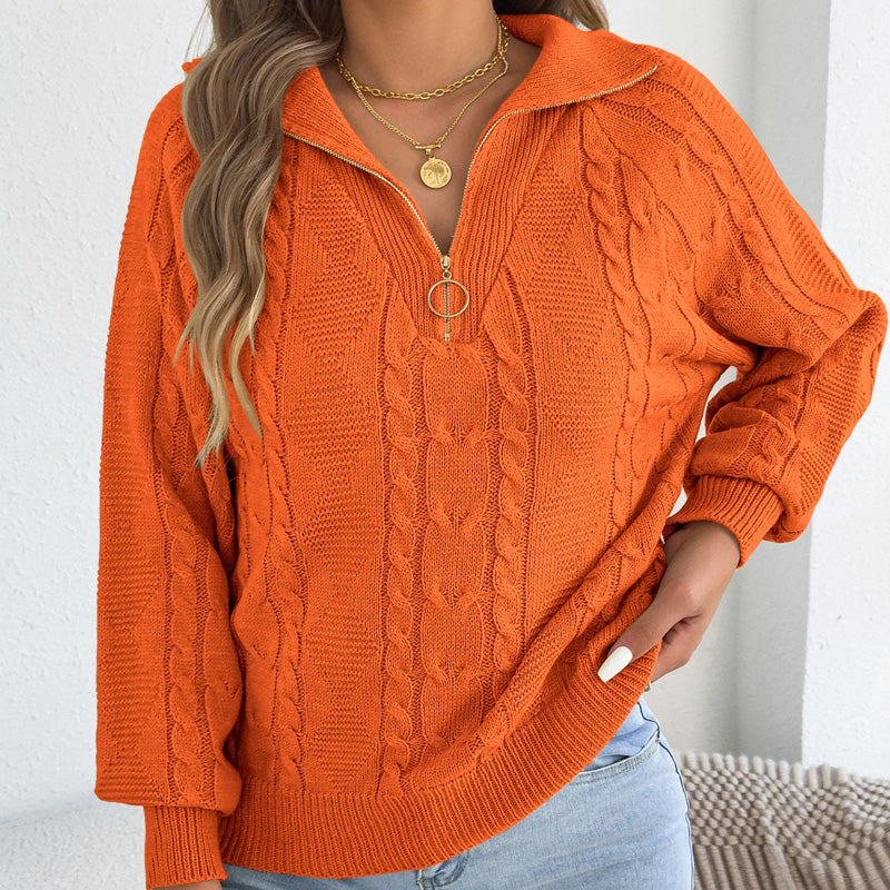 Elsie Knit Half-Zip Pullover