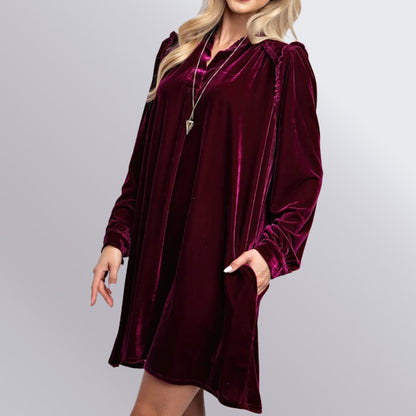 Olivia Velvet Dress