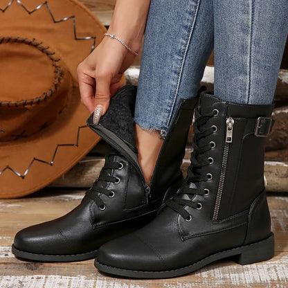 Charlotte Lace-Up Boots
