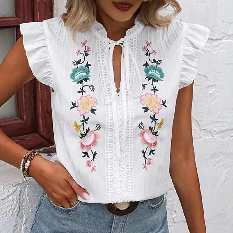 Alivia Ruffle Blouse