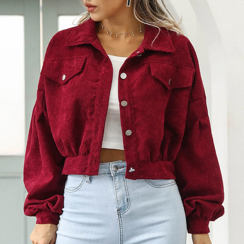 Corduroy Crop Jacket