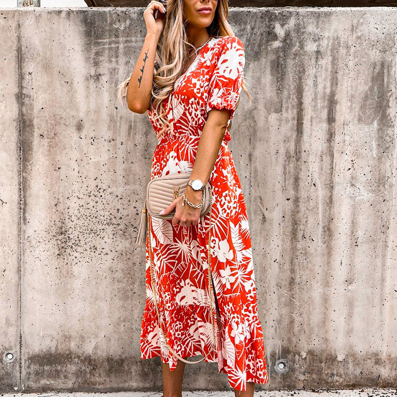 Meadow Bloom Midi Dress