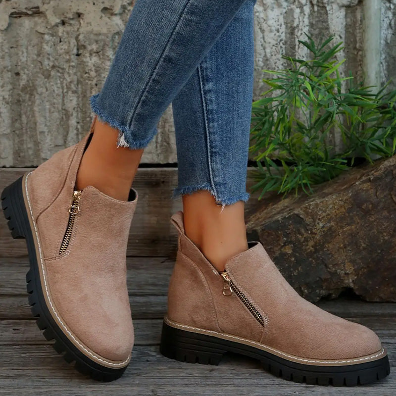 Tahlia Zip Ankle Boots