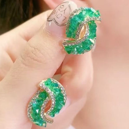 Scarlett Crystal Curve Earrings