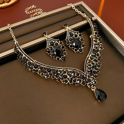 Isabella Midnight Crystal Set