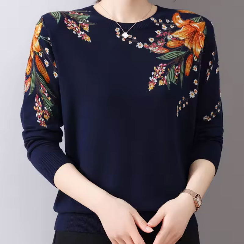 Charlotte Flower Sweater