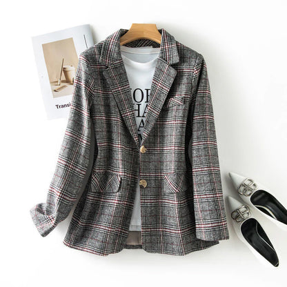 Harriet Check Blazer