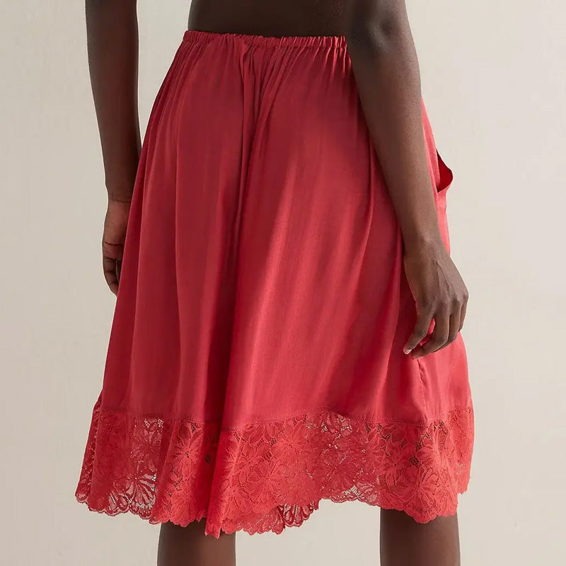 Chloe Lace Hem Lounge Shorts