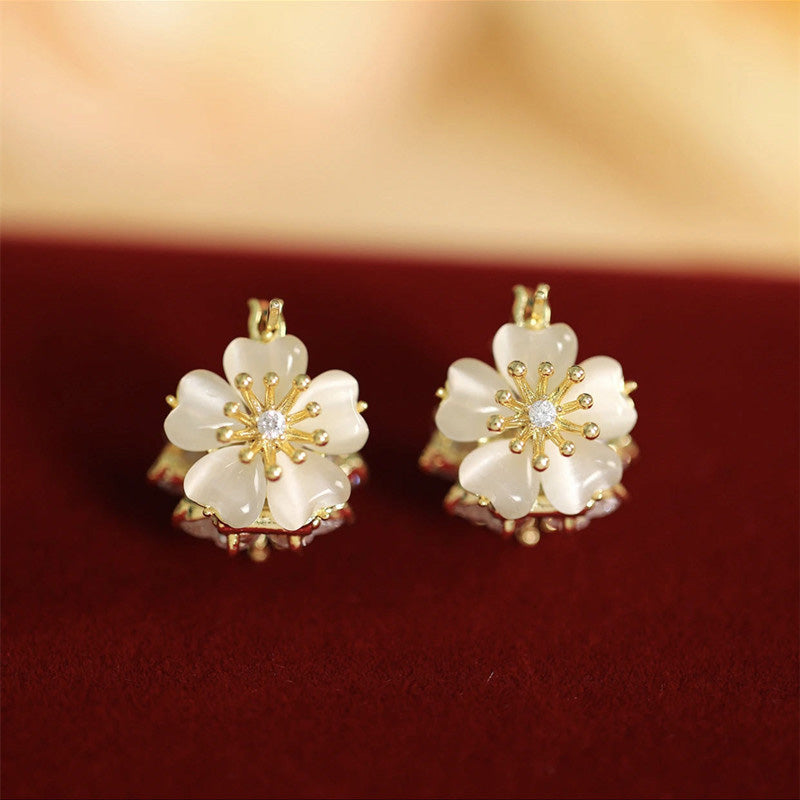 Maddie Blossom Crystal Earrings