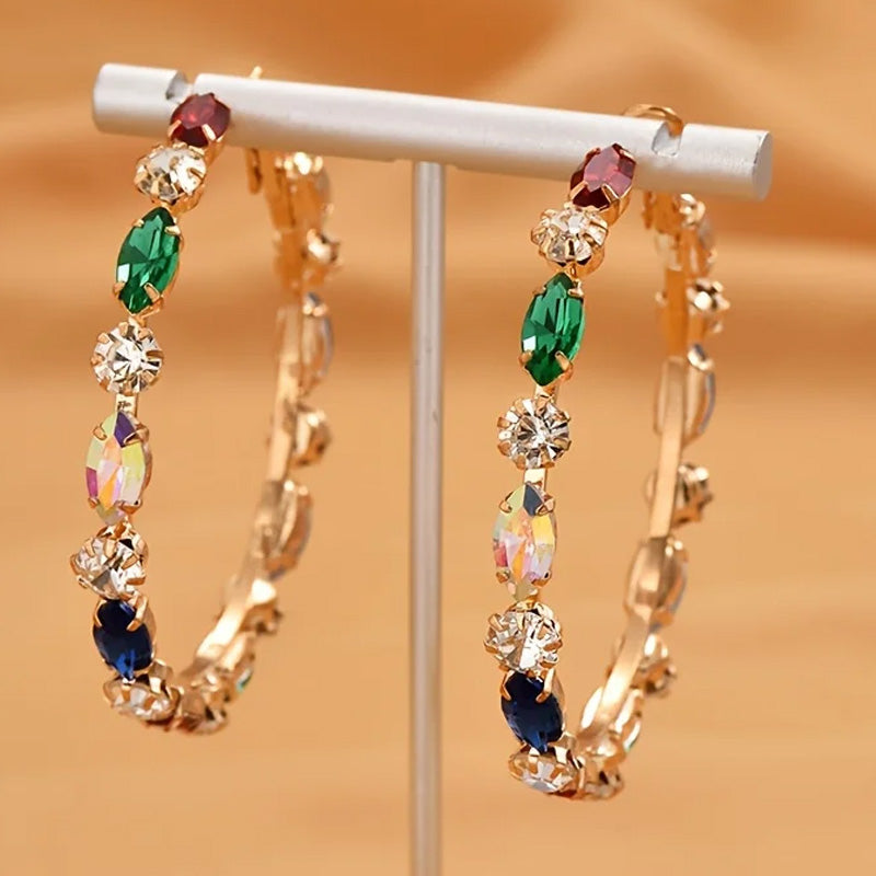Keira Radiant Gem Hoops