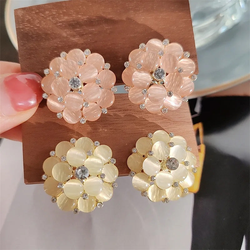 Madeline Clarke Blossom Crystal Earrings