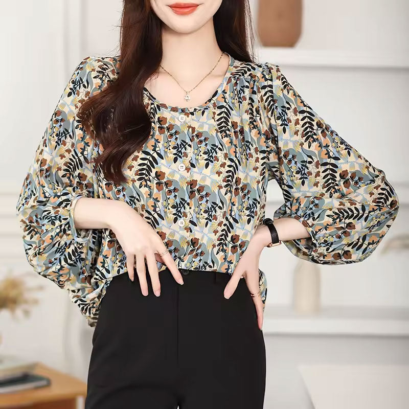 Ivy Leaf Flowy Blouse