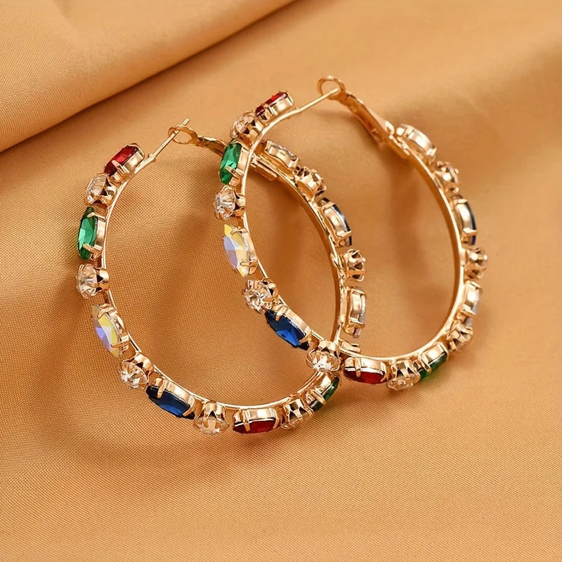 Keira Radiant Gem Hoops