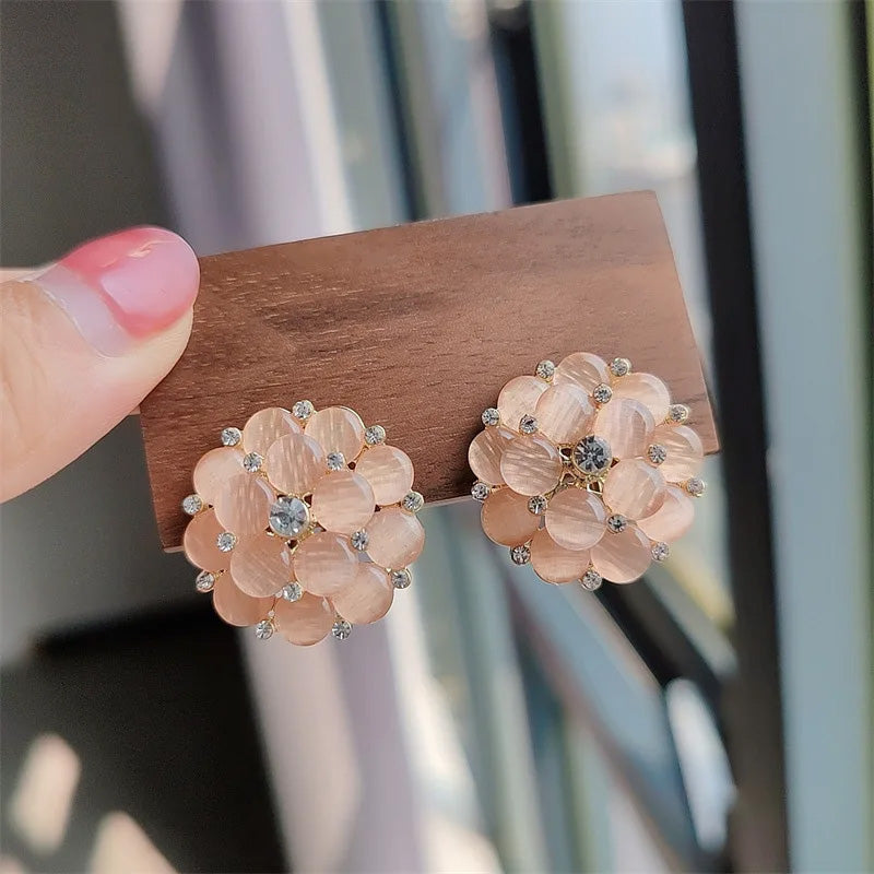 Madeline Clarke Blossom Crystal Earrings