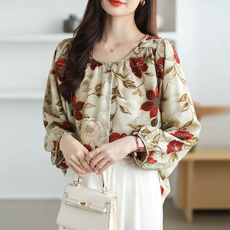 Emily Floral Print Blouse