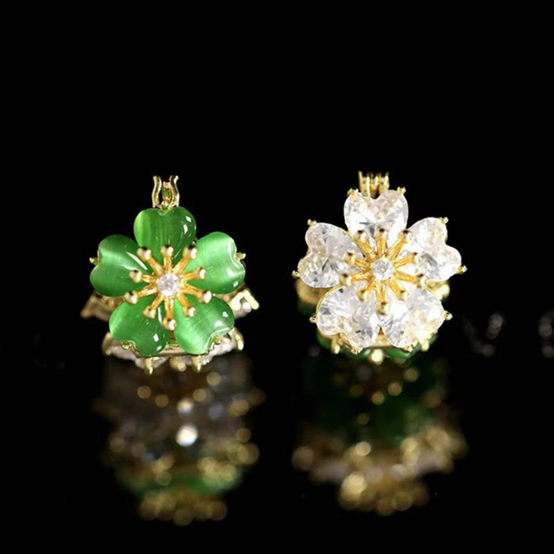 Maddie Blossom Crystal Earrings