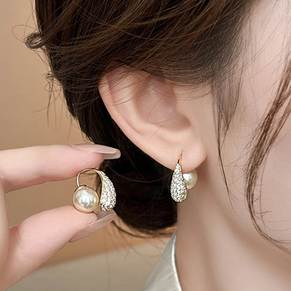 Georgia Pearl Drop Earrings