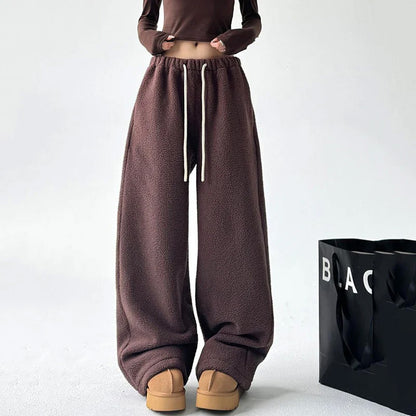 Harper Wide-Leg Fleece Pants