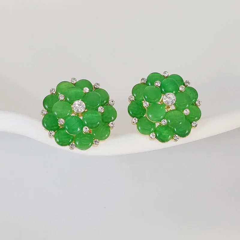 Madeline Clarke Blossom Crystal Earrings