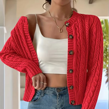 Olivia Knit Button Cardigan