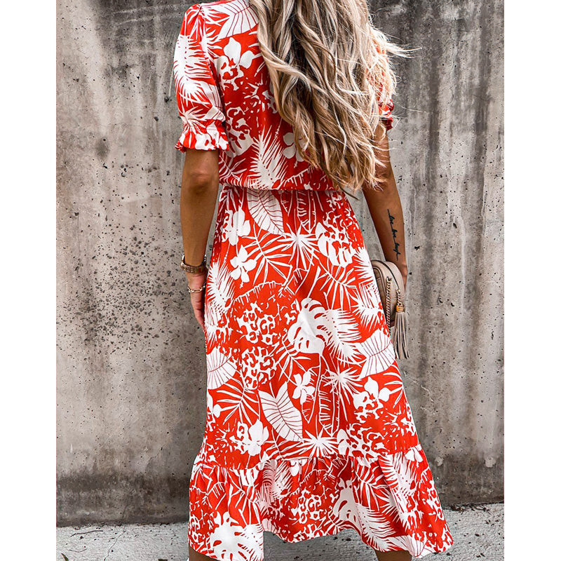 Meadow Bloom Midi Dress