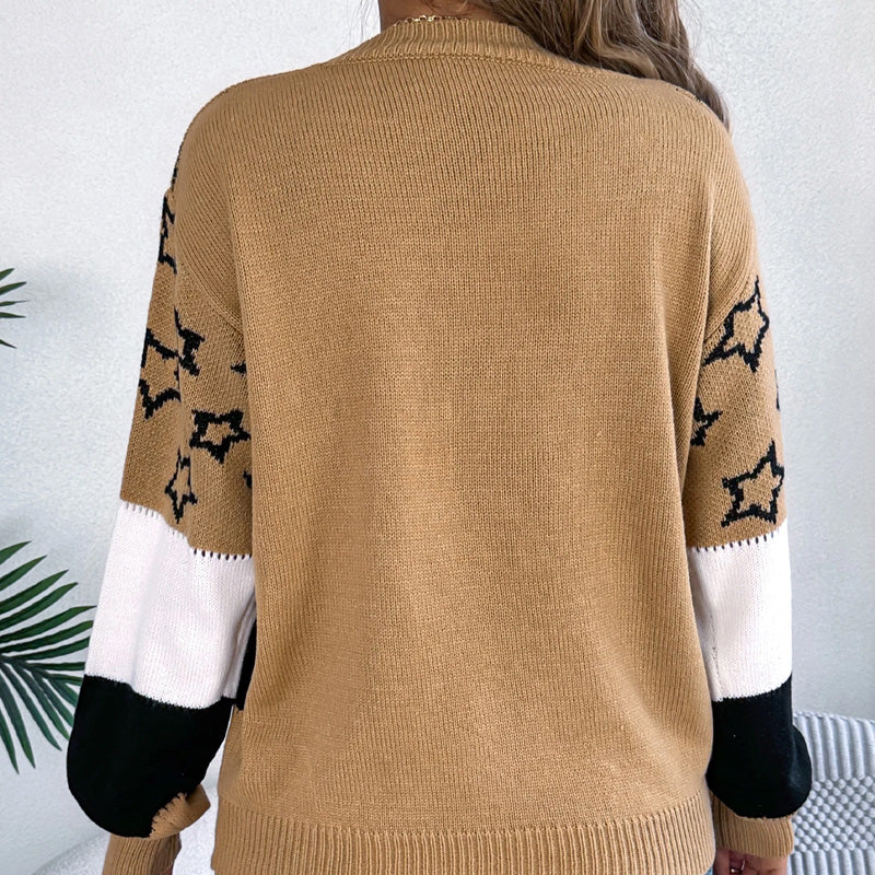 Harper Star Pattern Knit Jumper