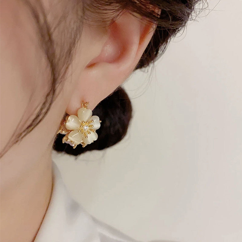 Maddie Blossom Crystal Earrings