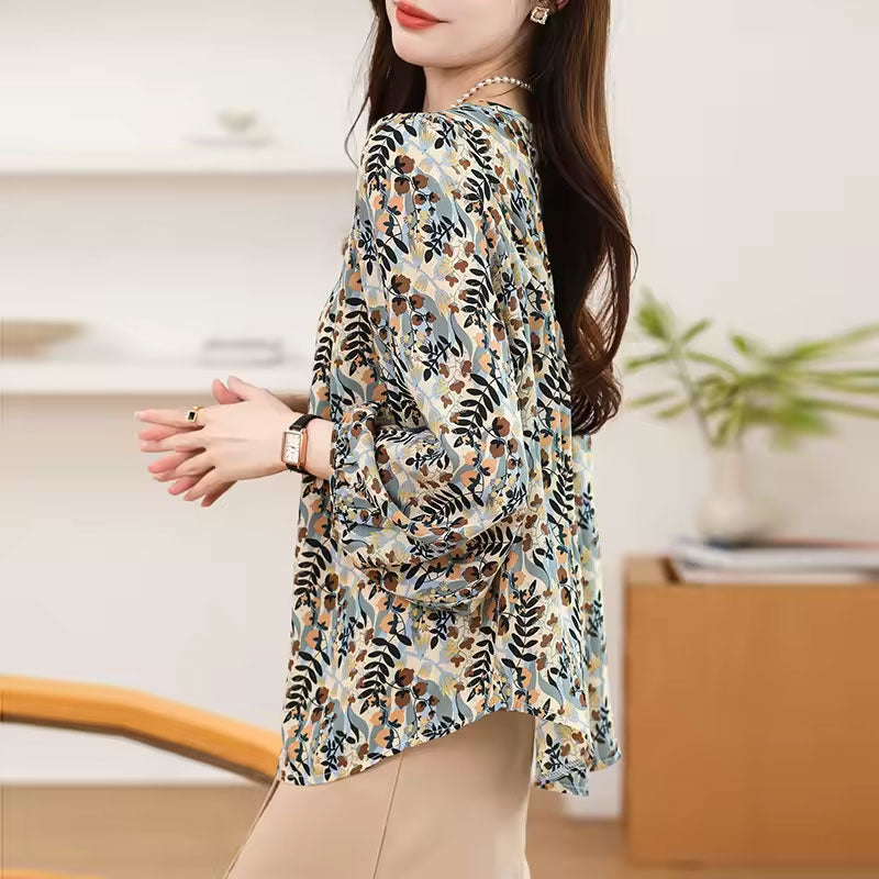 Ivy Leaf Flowy Blouse