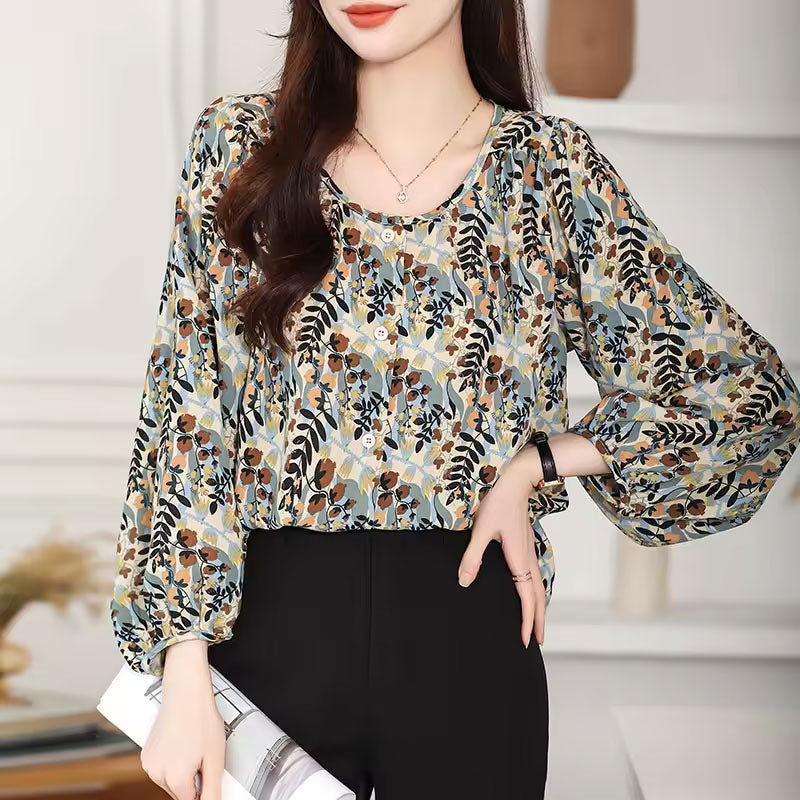 Ivy Leaf Flowy Blouse