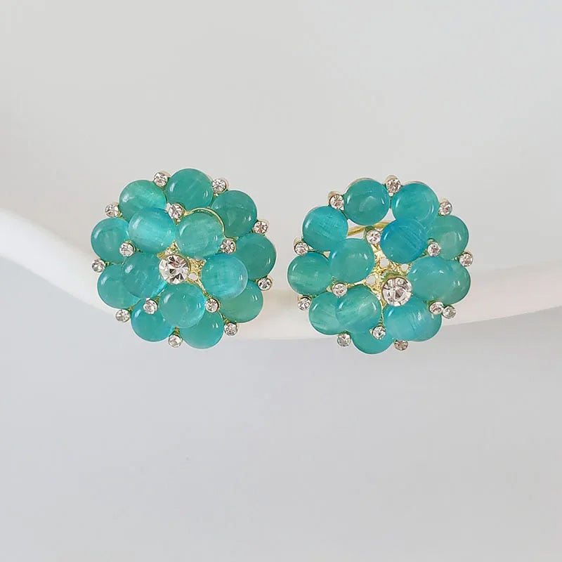 Madeline Clarke Blossom Crystal Earrings