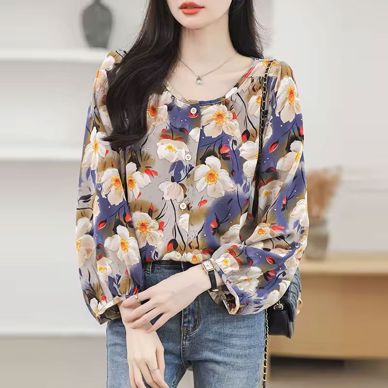 Emily Floral Print Blouse