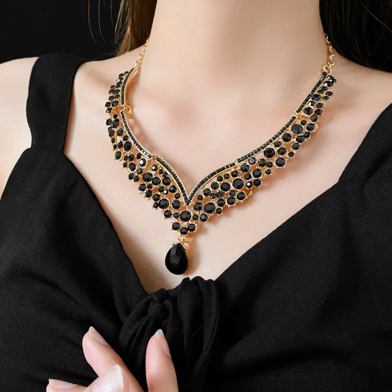 Isabella Midnight Crystal Set