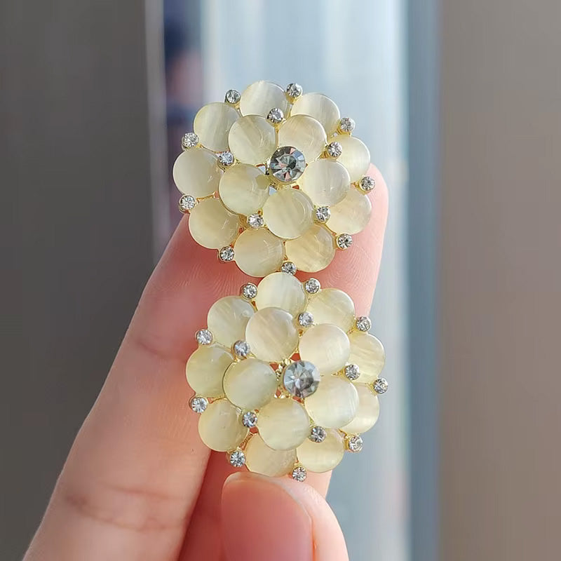 Madeline Clarke Blossom Crystal Earrings