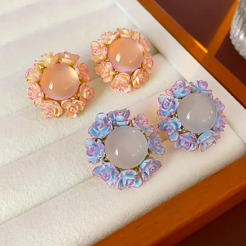 Ava Bloom Statement Studs