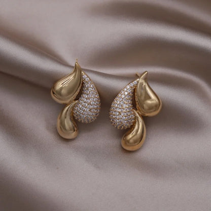 Chelsea Crystal Flame Earrings