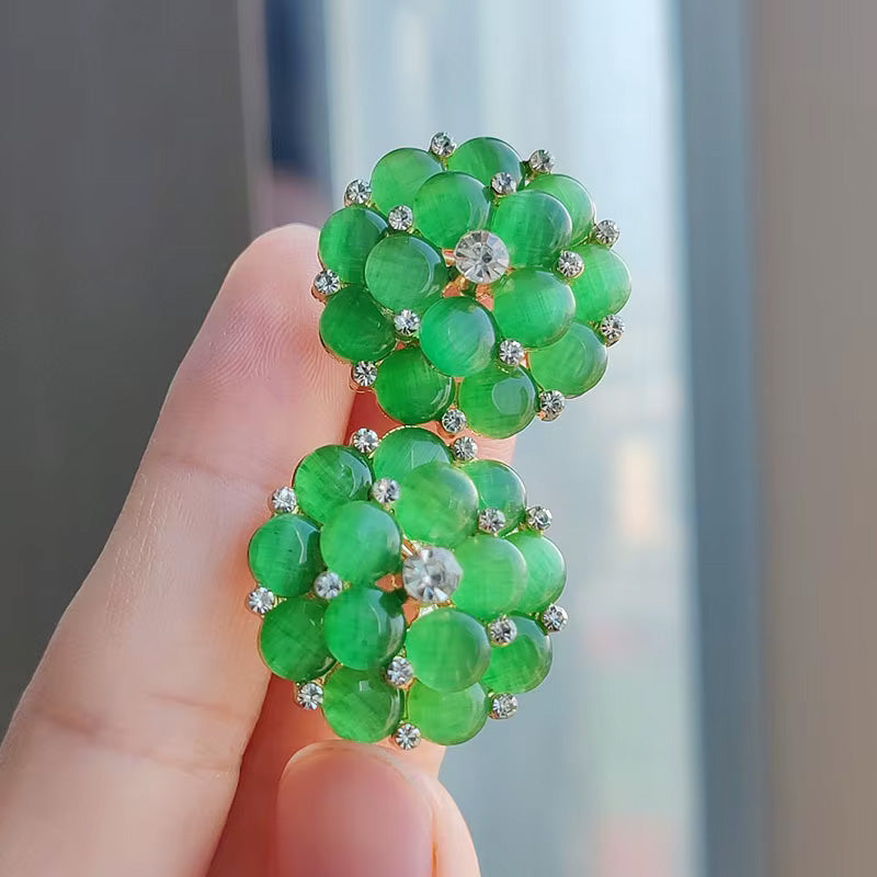 Madeline Clarke Blossom Crystal Earrings