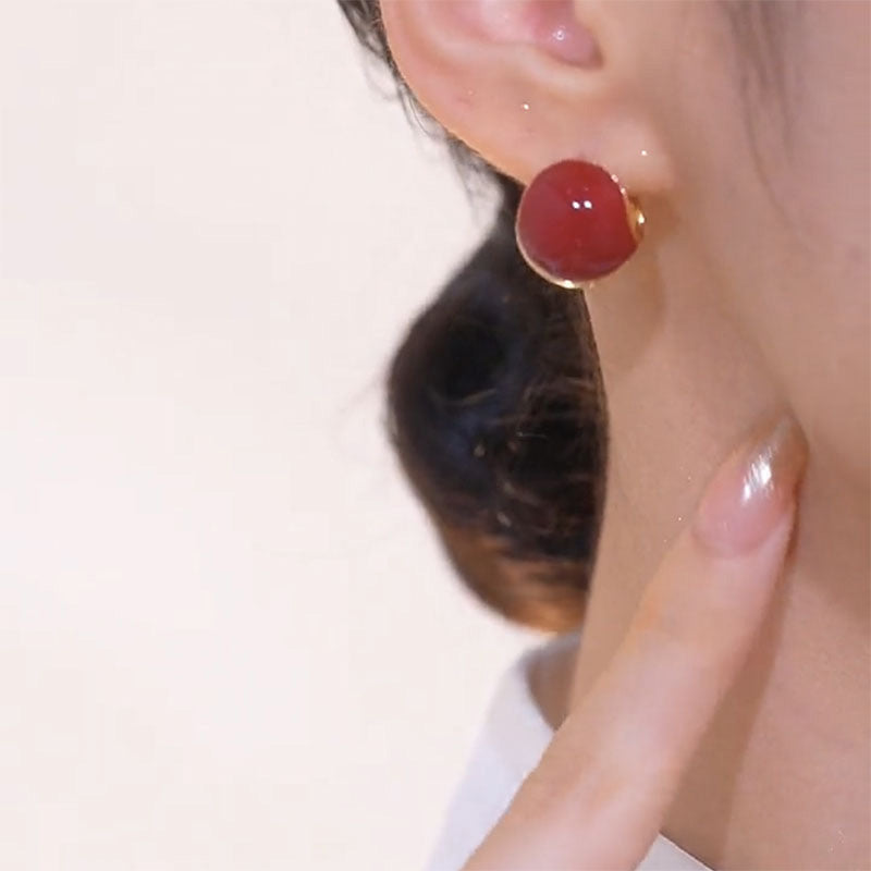 Bianca Classic Dome Stud Earrings