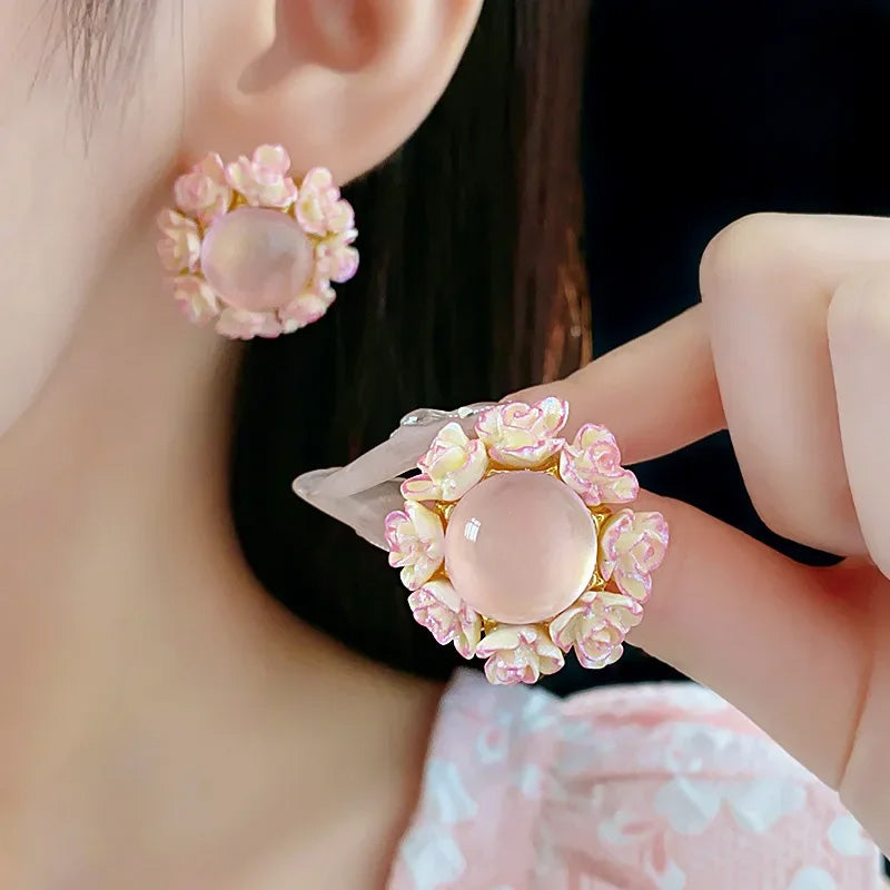 Ava Bloom Statement Studs