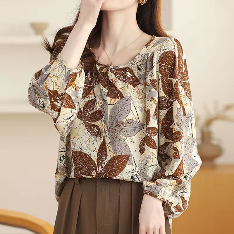 Ivy Leaf Flowy Blouse
