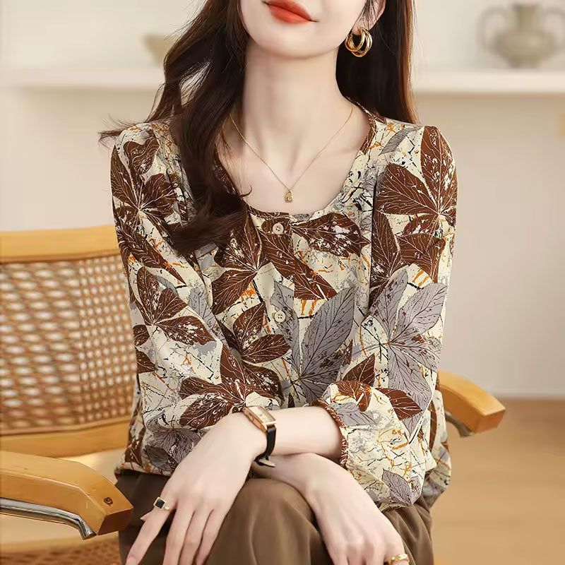 Ivy Leaf Flowy Blouse