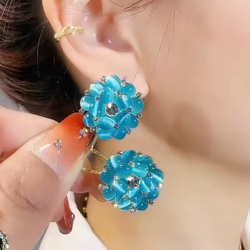 Madeline Clarke Blossom Crystal Earrings