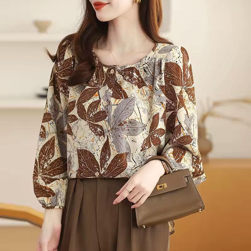 Ivy Leaf Flowy Blouse